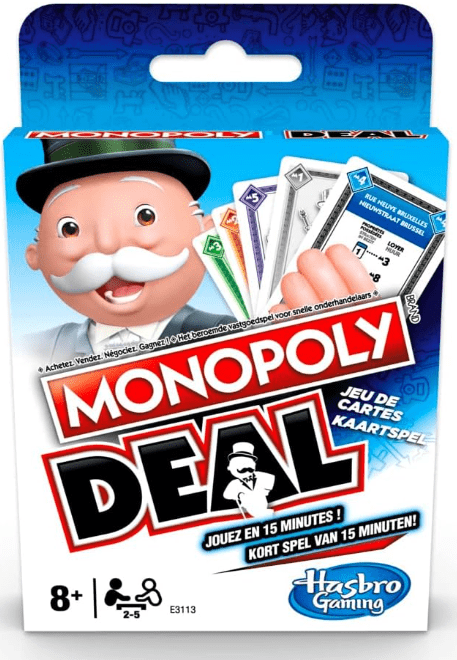 Le jeu de cartes Monopoly Deal